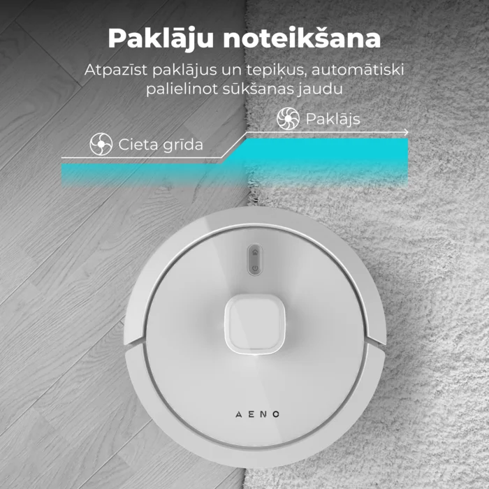 Roboti putekļu sūcēji Aeno RC8S White